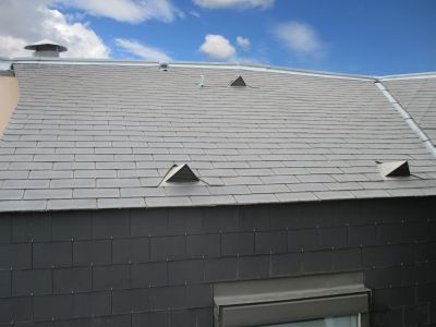 Completed Slate Roof Repair