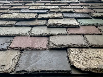 Close-up of Slate Tiles